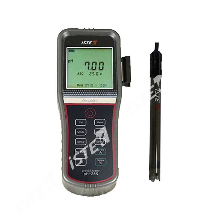 pH-25N - Portable pH/mV/ORP/ISE Meter Data storage /Time Display