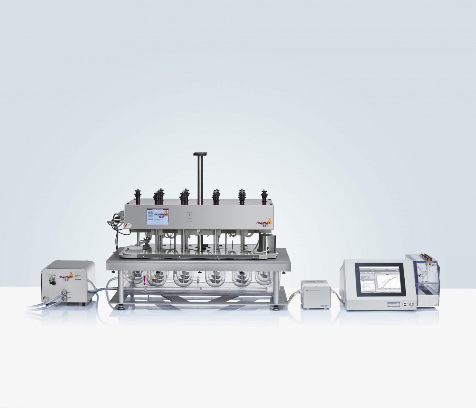 ADS-L 1420 Online automated dissolution testing system with 14+2 position bath.