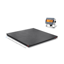 Ohaus Defender 3000 I-DF33XW2500B1L Floor Scale, 2500 lb x 0.5 lb, 4' x 4', NTEP