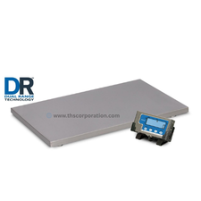 Brecknell PS500-22 Lightweight Floor Scale, 22 x 22 in., 250/500 lb x0.1/0.2 lb