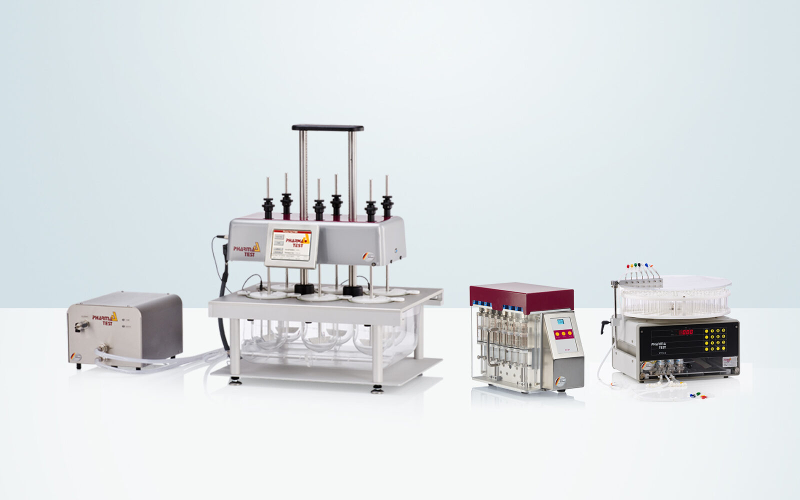 DFC-120SP including PTWS 120D Dissolution Bath Offline automated dissolution system with 6 position bath.