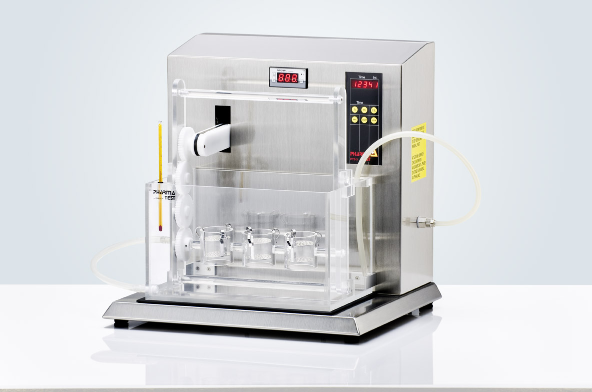 PTS 3E The PTS 3E suppository and pessaries disintegration tester for manual measurement of suppositories and pessaries disintegration times
