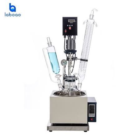 3L Single Layer Glass Reactor