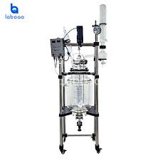 10-100L Three Layer Jacketed Glass Reactor