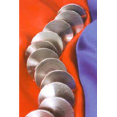 Stainless Steel Drycleaning Discs, 30mm diameter, 50 pcs/pack