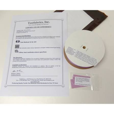 Testfabrics #GFC Unit-1, Gas Fading Control Ribbon with Standard of Fading Ribbon, per pack