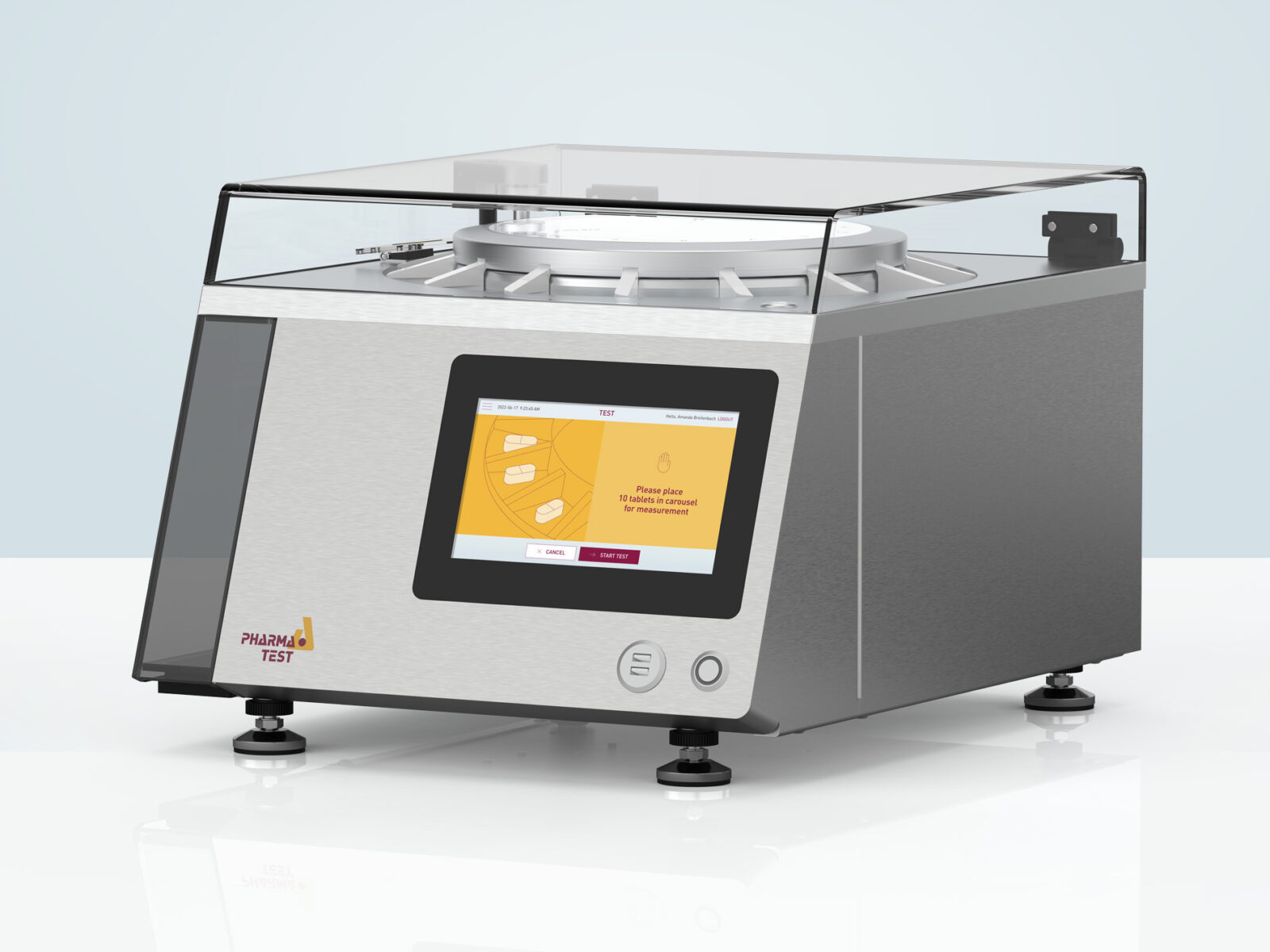 PTB 500 NICE 5-in-1 Semi-Automated Tablet Testing System with Integrated Balance