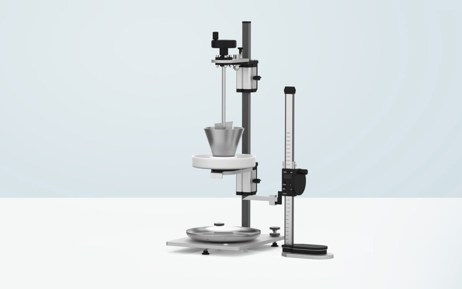 PTG-M100 Manual Powder Flowability and Angle of Repose Tester