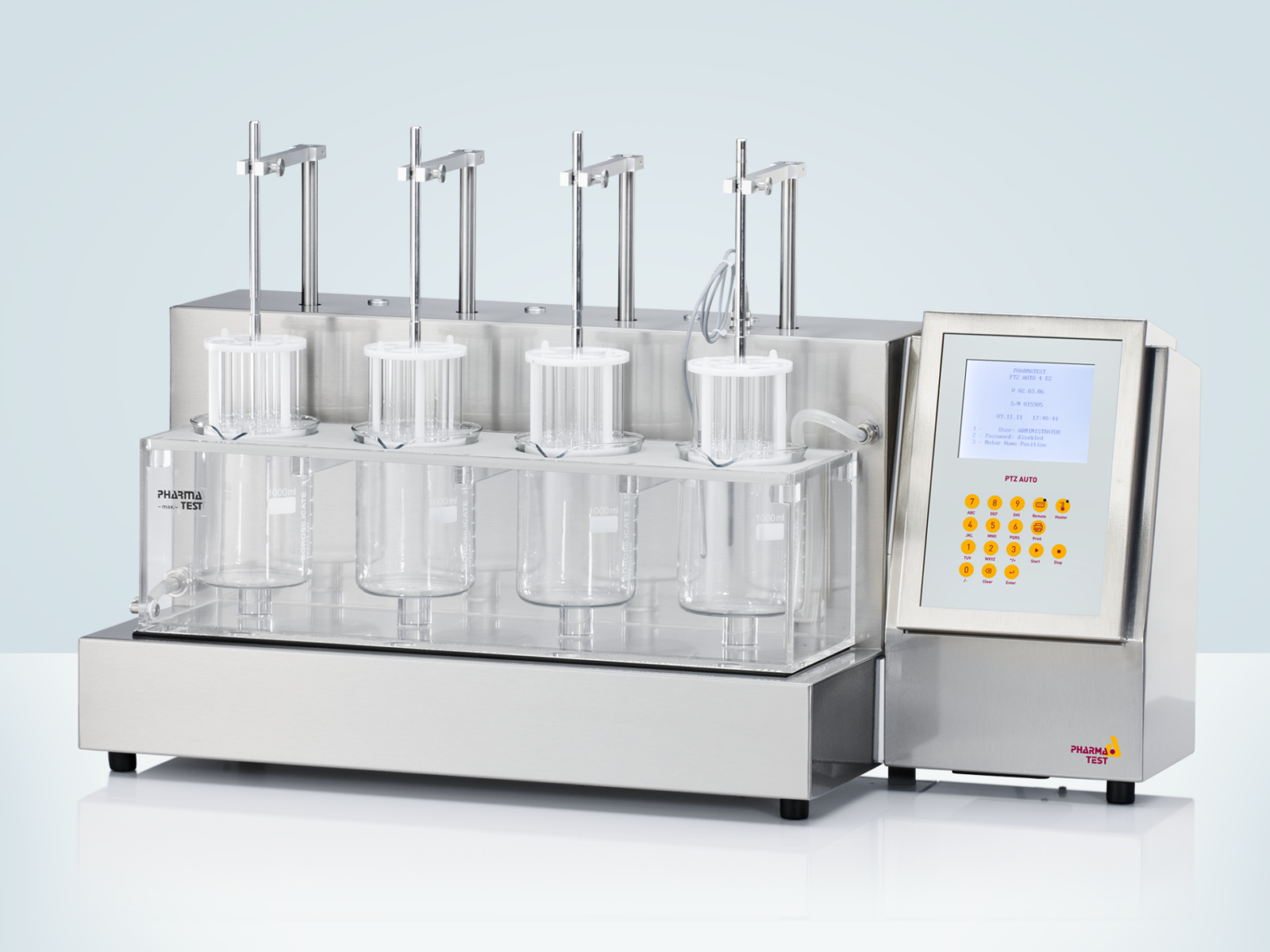 PTZ AUTO Semi-Automated Tablet Disintegration Testing